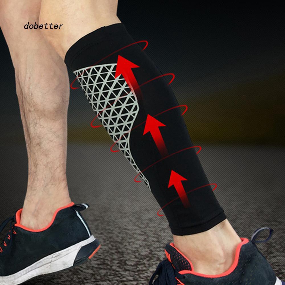 1 Vớ Nén Bắp Chân Hỗ Trợ Chạy Bộ / Đạp Xe Thể Thao Unisex