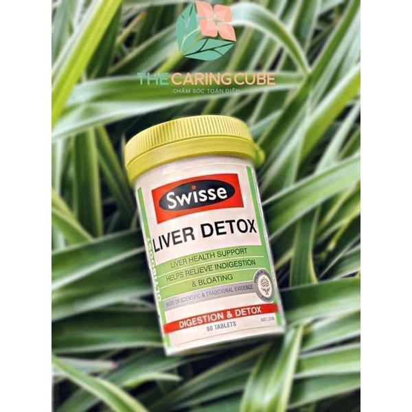Viên uống thải độc gan Liver Detox Swisse chính hãng Úc cho người lớn 18 tuổi trở lên 120 viên - The Caring Cube