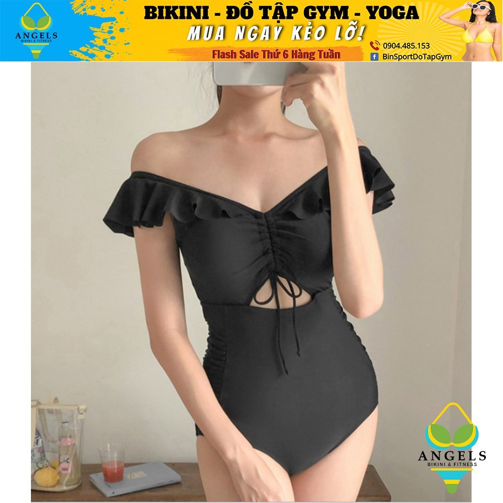Bikini,Bộ Đồ Bơi Body Trễ Vai Đen,Hàng Nhập Đủ Size M L XL, BHN014 [ Giá Sỉ ] | BigBuy360 - bigbuy360.vn