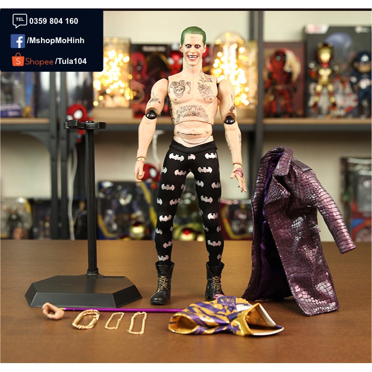 Mô hình Joker Crazy toys biệt đội cảm tử Arkham Asylum cao 30cm - Avengers