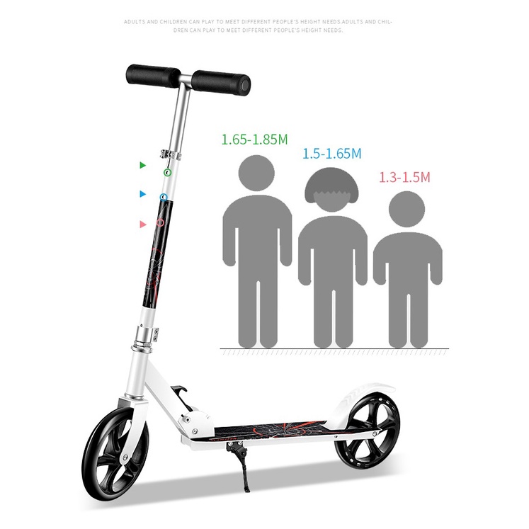 Xe Trượt Scooter Trẻ Em 2 Bánh Đổi Chiều Cao 3 Nấc Chịu Được Trọng Tải Dưới 100kg – Hàng Chính Hãng Forbic