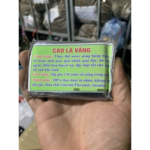 Cao chè vằng miếng 100g