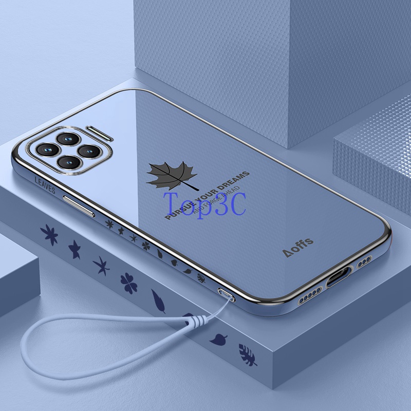 Ốp lưng OPPO A93 Ốp Điện Thoại In Hình Lá Phong Cho oppo a93 FY
