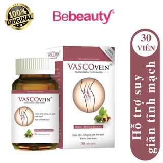 Thực Phẩm Hỗ Trợ Suy Giãn Tĩnh Mạch Vascovein Hộp 30 Viên Nén