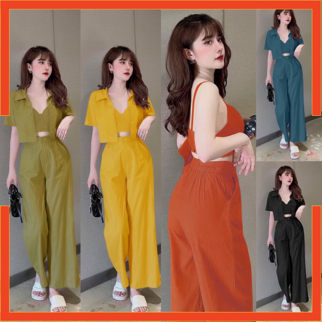 Set nữ 🎁FREESHIP🎁 Set nguyên bộ 3 món xinh xắn Mã số: TJ1188