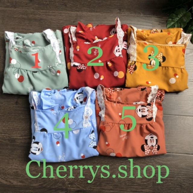 Bộ đồ ngủ tiểu thư chất voan cát lụa cộc tay quần dài  fom 55 kg trở xuống kèm ảnh video thật | BigBuy360 - bigbuy360.vn