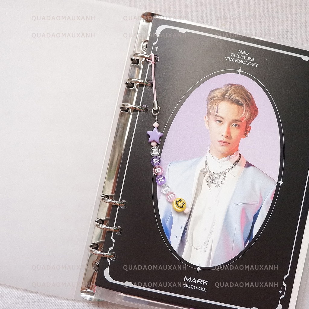 VER-2 Móc khoá hạt cườm nhựa hologram treo điện thoại phụ kiện binder kpop idol thay tên chữ cái theo yêu cầu #keychains