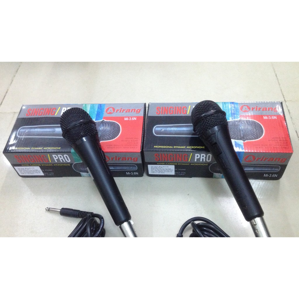 Bộ 2 Micro Arirang hát karaoke âm thanh chuẩn
