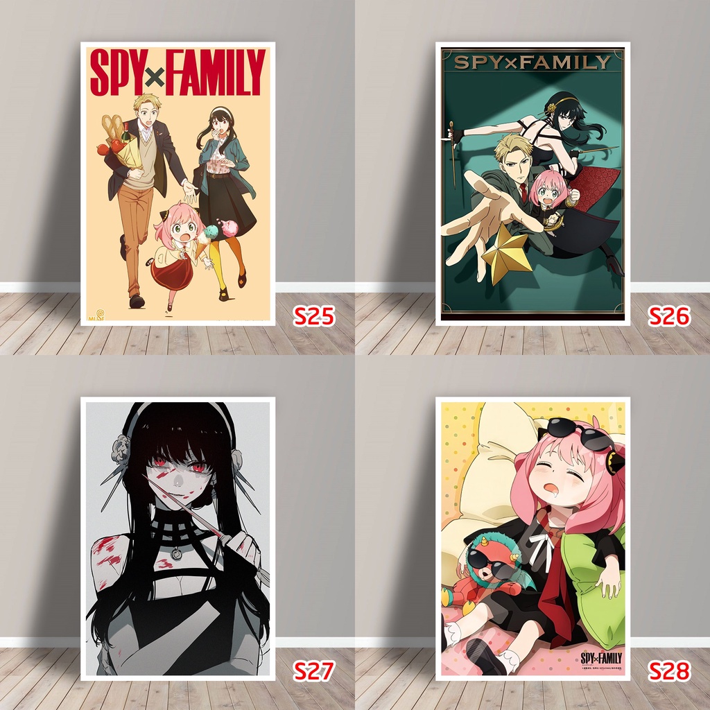 Tấm Postcard Cao Cấp Anime Spy X Family