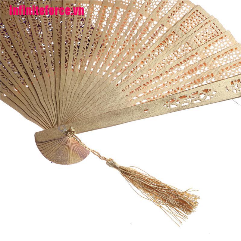 Quạt Tre Cầm Tay Nhiều Màu Sắc Phong Cách Trung Hoa