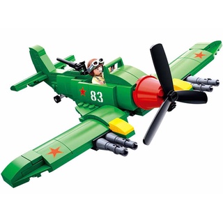 Bộ đồ chơi lắp ráp SLUBAN B0683 hình máy bay quân đội WW2 Ilyushin II-2 170 mảnh