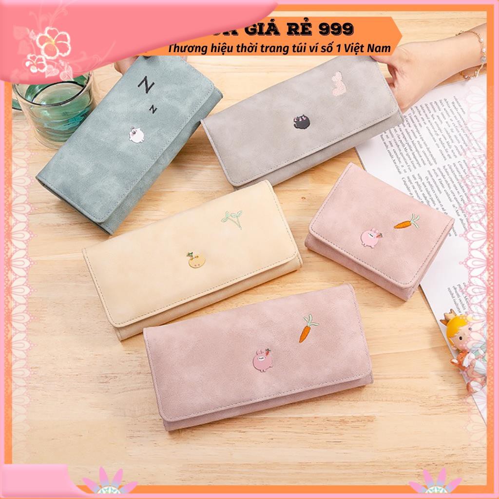 Ví nữ đẹp cầm tay dáng dài nhiều ngăn thời trang hàn quốc cao cấp dễ thương cute VD21