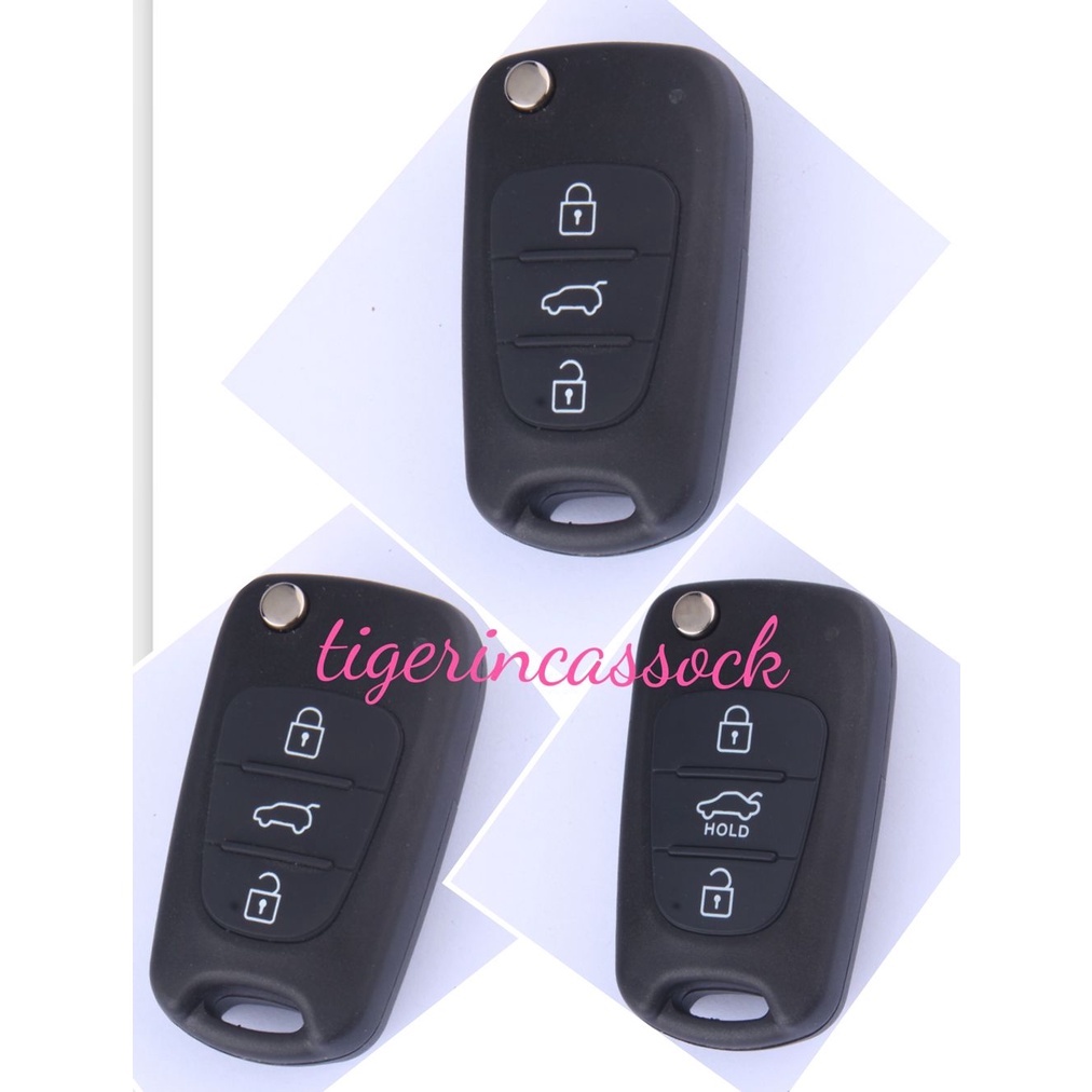 Vỏ Bọc Chìa Khóa 3 Nút Cho Hyundai & Kia