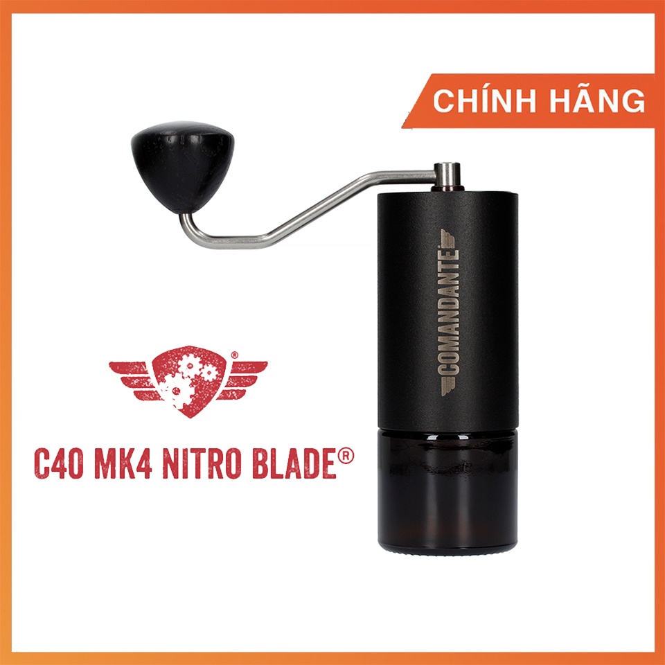 Cối xay cà phê cao cấp Comandante C40 MK4 Nitro Blade - Black