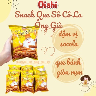Bim Bim Socola Ông Già, Thanh Socola, (Bịch 20 Gói)X8G, Đồ Ăn Vặt Tuổi Thơ Ăn Cùng Pon Pon