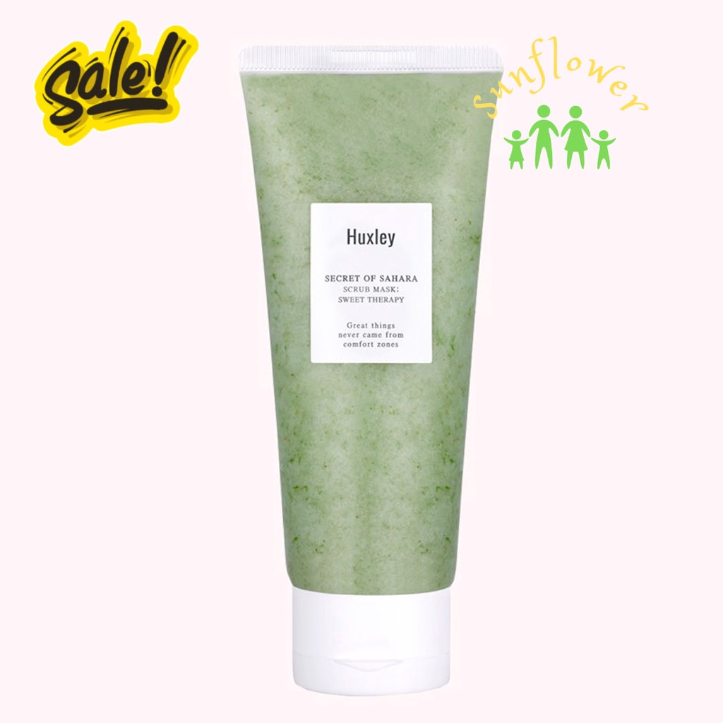 Dưỡng Da Mịn Màng Chiết Xuất Xương Rồng Huxley Scrub Mask Sweet Therapy 30g của Hàn Quốc