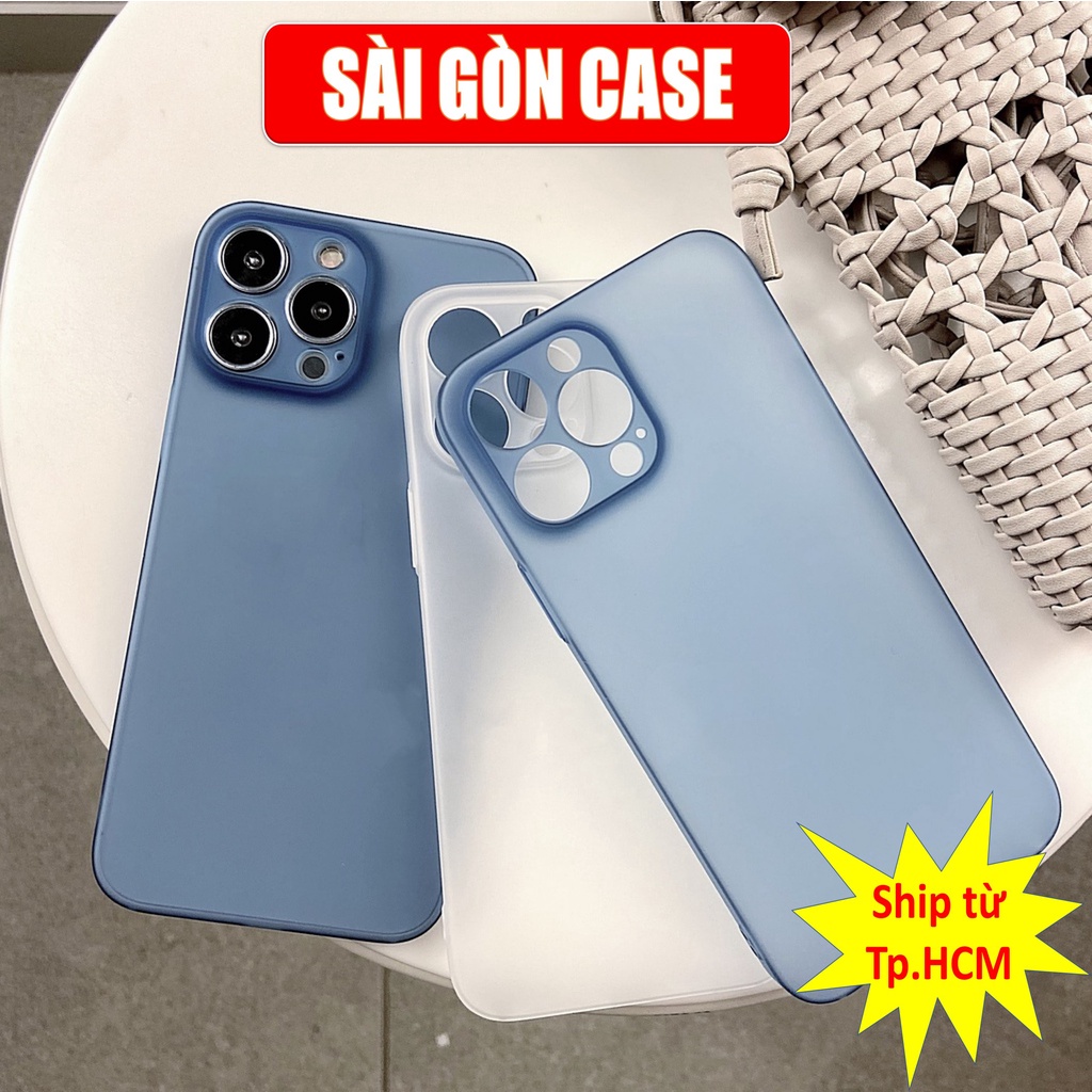 Ốp nhám cứng siêu mỏng bo viền cho Iphone 12/12/13,pro,max