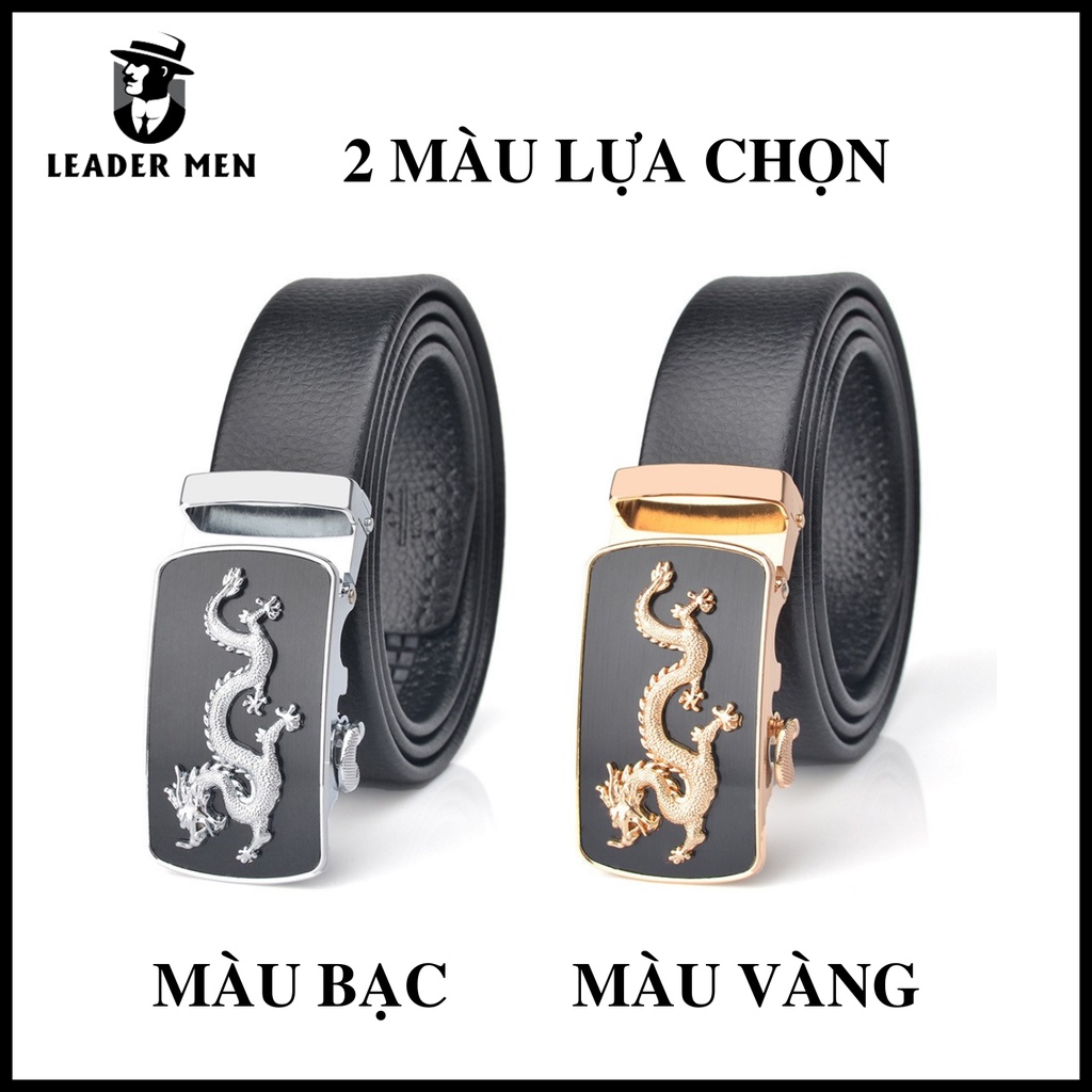 Dây Thắt Lưng Nam LMEN-04 Chất Liệu Da Cao Cấp Khóa Tự Động - Dây Nịt Da Nam Thời Trang Kiểu Dáng Sang Trọng - LeaderMen