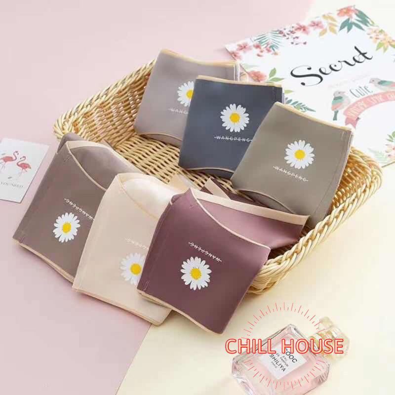MỚI*Quần lót cotton KHÔNG VIỀN cúc họa mi (LOẠI 1) đủ fom-CHILLHOUSE