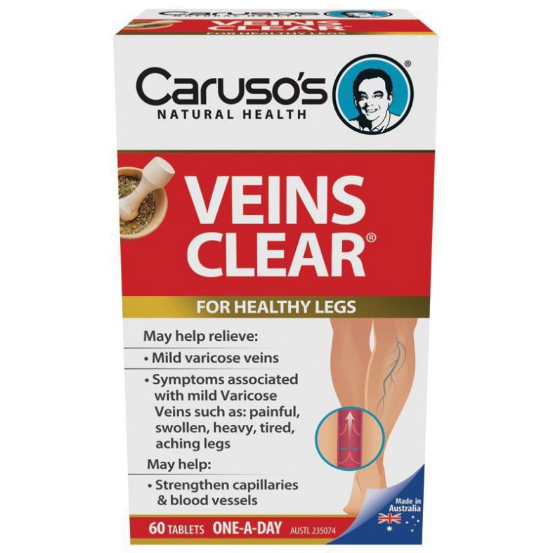 Giá Shock Free Ship Kem thoa suy giãn tĩnh mạch Vein Clear Caruso's