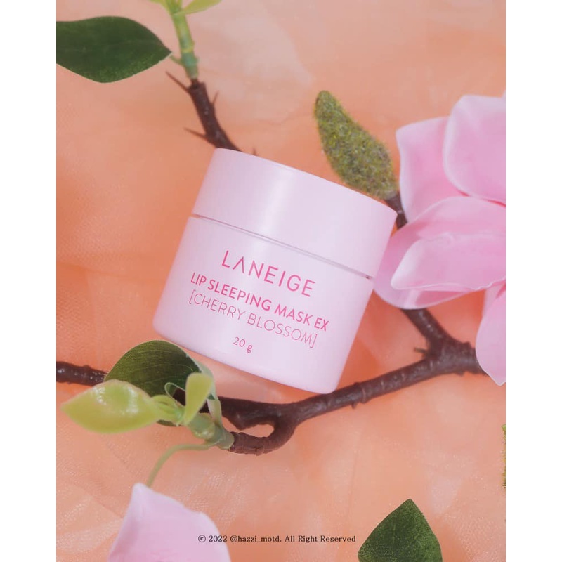 Set Mặt Nạ Ngủ Dưỡng Môi Laneige Lip Sleeping Mask EX + GIFT [CHERRY BLOSSOM]