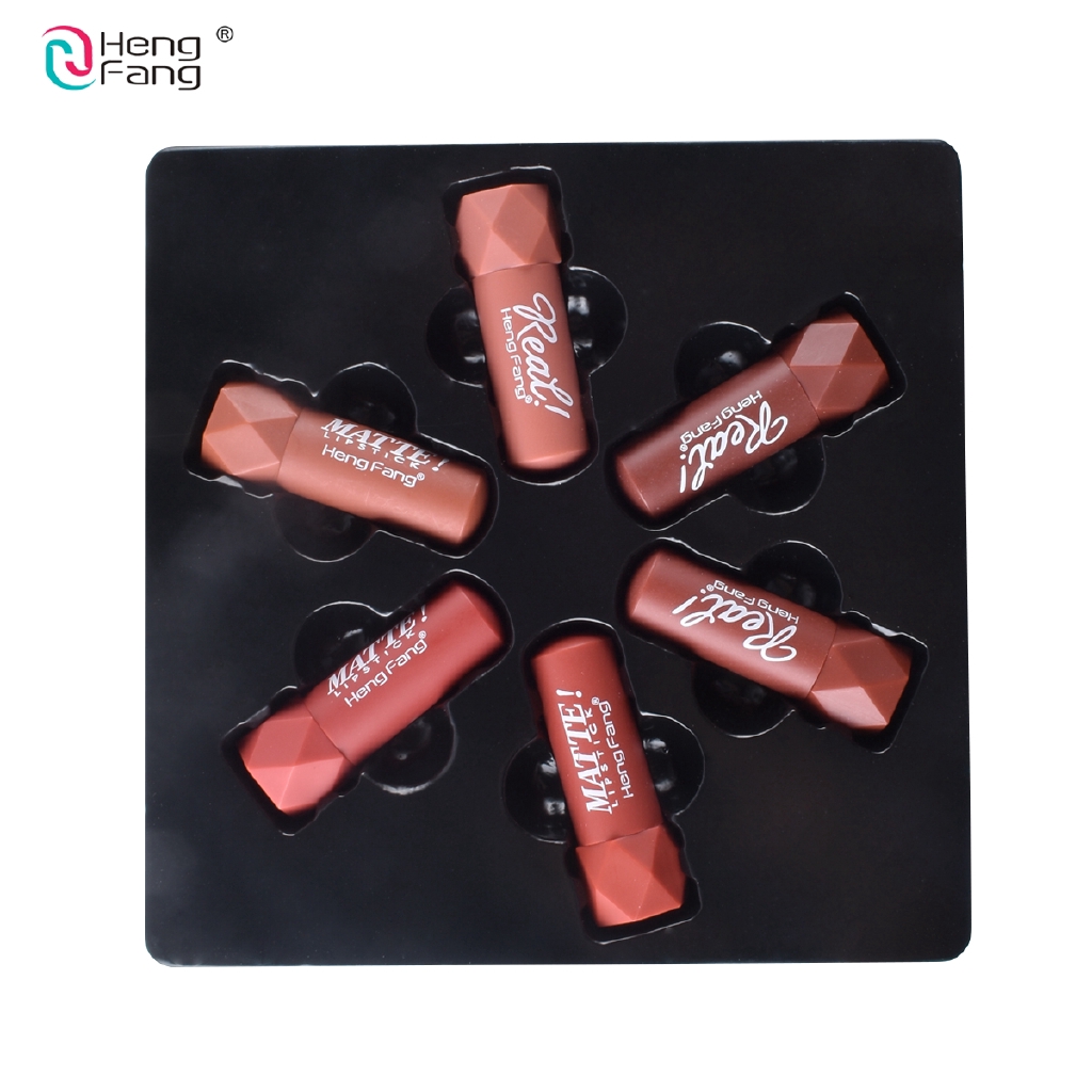 Set 6 Son Môi HengFang H136 Không Dính Cốc Kháng Nước Lâu Trôi