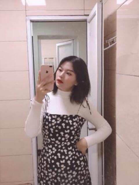 HÀNG SẴN VÁY YOON SERI VÁY DÂY HOA CÚC HOẠ MI HÀN QUỐC HOT TREND 2020