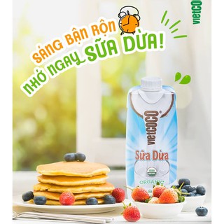 SỮA DỪA ĐÓNG HỘP VIETCOCO ORGANIC - 330ML