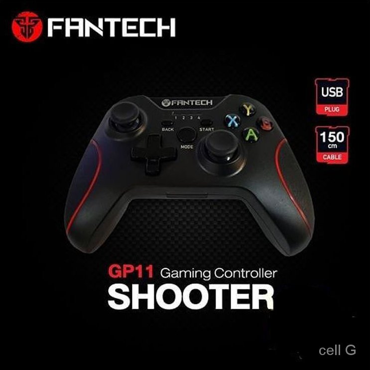 Tay Cầm Chơi Game Fantech Gp11 Có Đèn Đỏ Cho Pc / Ps3 / Android