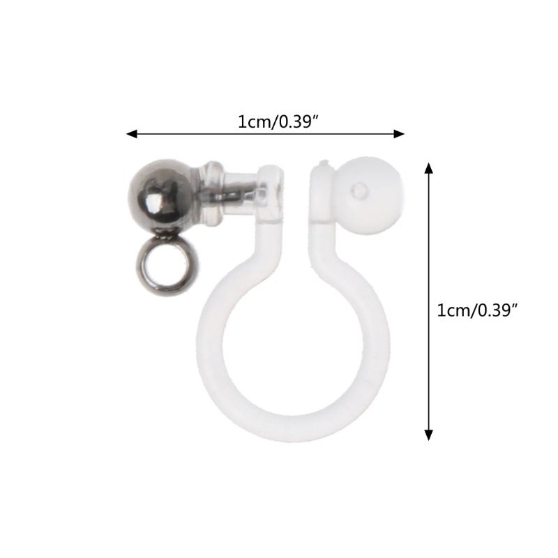 Set 10 Khuyên Tai Không Cần Xỏ Lỗ Đơn Giản Tiện Dụng