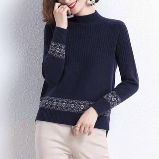 Áo Len Cổ Lọ Phong Cách Hàn Quốc Dành Cho Nữ