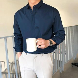 Áo sơ mi nam Double'D chất lụa vải mềm mịn SMT