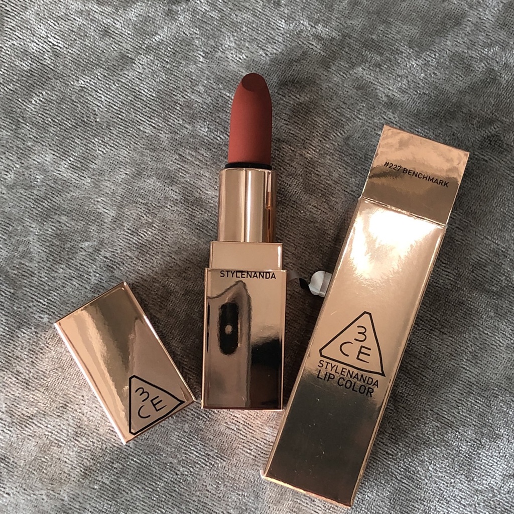 Son kem lì 3CE SOFT LIP LACQUER #TAWNY RED