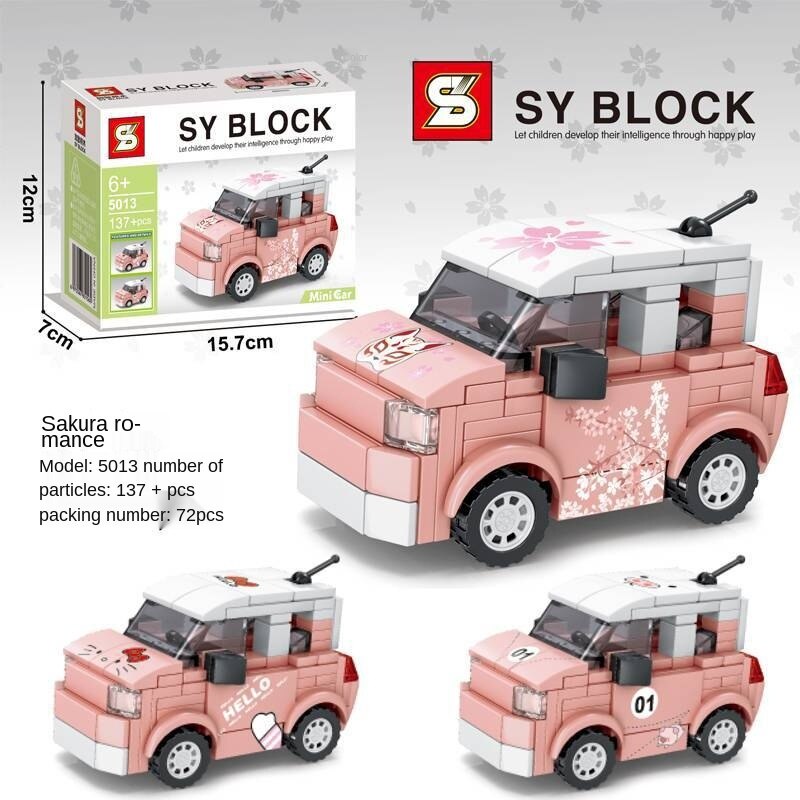 Đồ chơi trẻ em Lắp Ráp Mô Hình Xe Mini Cho Bé