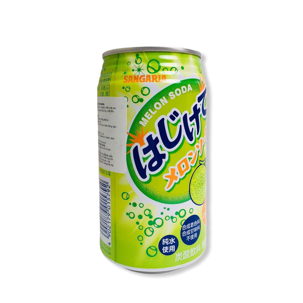 [HÀNG NHẬP KHẨU] Nước Soda Sangaria Nhật Bản Vị Dưa Lưới 350ml