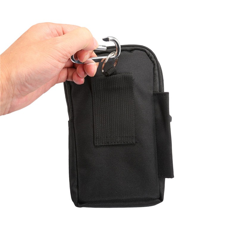 7 inch Bốn lưới Túi thắt lưng polyester Phiên bản dọc Túi đựng Zipper vỏ điện thoại | BigBuy360 - bigbuy360.vn