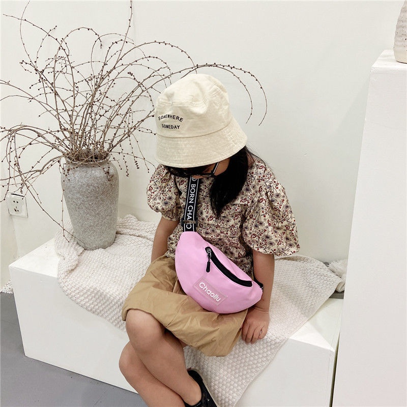 Túi Đeo Chéo Mini In Họa Tiết Hoạt Hình Đơn Giản Phong Cách Hàn Quốc Thời Trang Cho Bé
