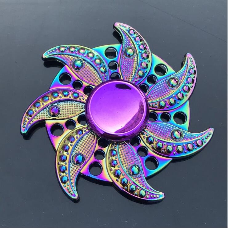 Con Quay Đồ Chơi Fidget Spinner edc BằNg Kim LoạI NhiềU MàU SắC Cho Trẻ Em
