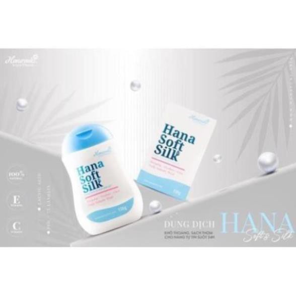 Gía sỉ- Combo 10 chai dung dịch vệ sinh phụ nữ Hana Soft Silk- Hanayuki Chính Hãng 100%