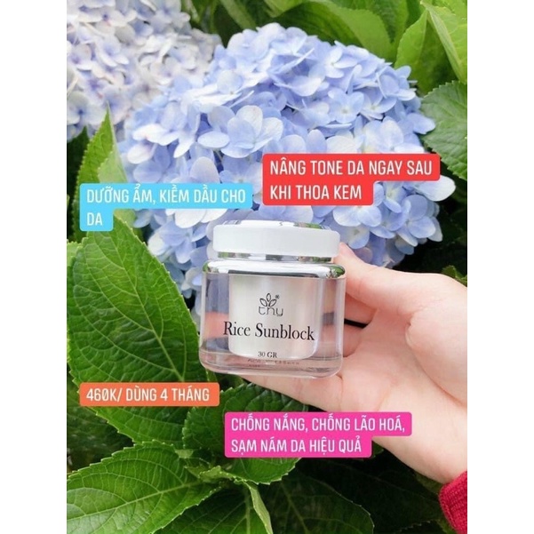 Rice Sunblock - Kem chống nắng tinh chất gạo Anthy