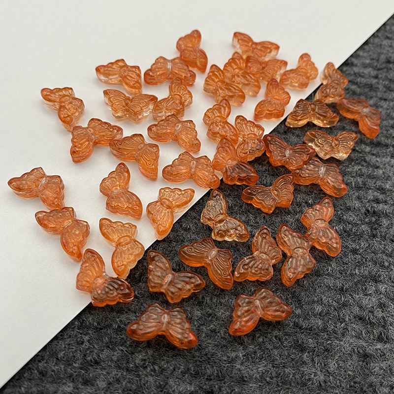 5 con bướm 7*15mm nguyên liệu làm trâm làm trang sức cổ trang cosplay cổ phục