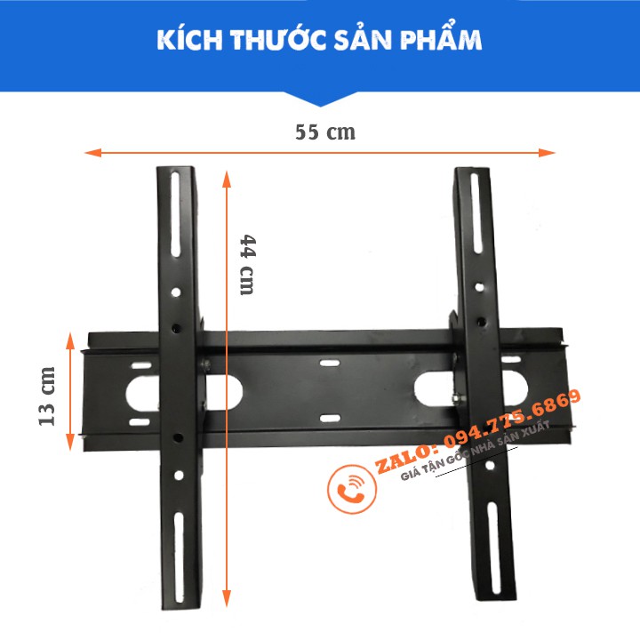 Giá Treo Tivi Gật Gù 43 - 50 - 55 - 60 - 65 inch - Giá Treo Tivi  Điều Chỉnh Góc Nghiêng 20 Độ