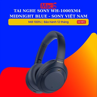 Tai nghe sony wh-1000xm4 - midnight blue - chính hãng sony việt nam