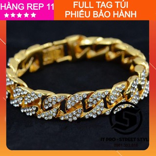 💎[Freeship - Hàng Cao Cấp]💎Vòng tay Bling bling, vòng tay cuban link trang sức đính đá bling bling, vòng tay HIP HOP