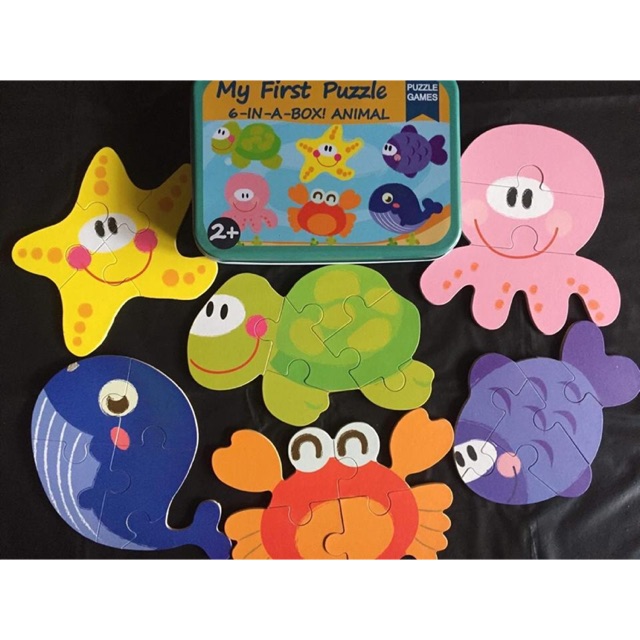 Combo 5 bộ My First Puzzle Gấu