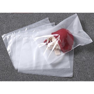 TÚI ZIP ĐỰNG QUẦN ÁO, ĐỪNG ĐỒ SẠCH LỤA MỜ