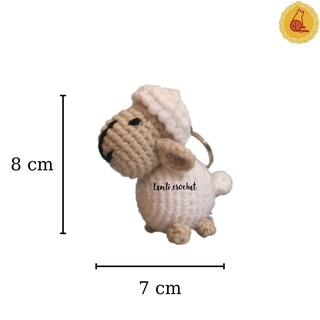 Móc khóa Handmade con cừu cute, thủ công bằng len