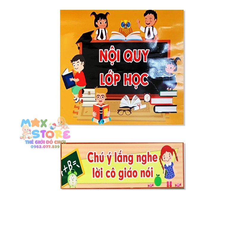Bảng Nội Quy Lớp Học 80x1m2