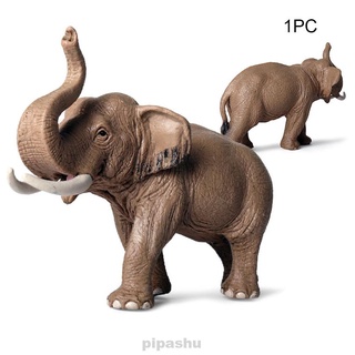 Gift Home Decor Office Model Kids Toy Animal Shape Vividly For Table Cultivate Cognition Elephant Statue