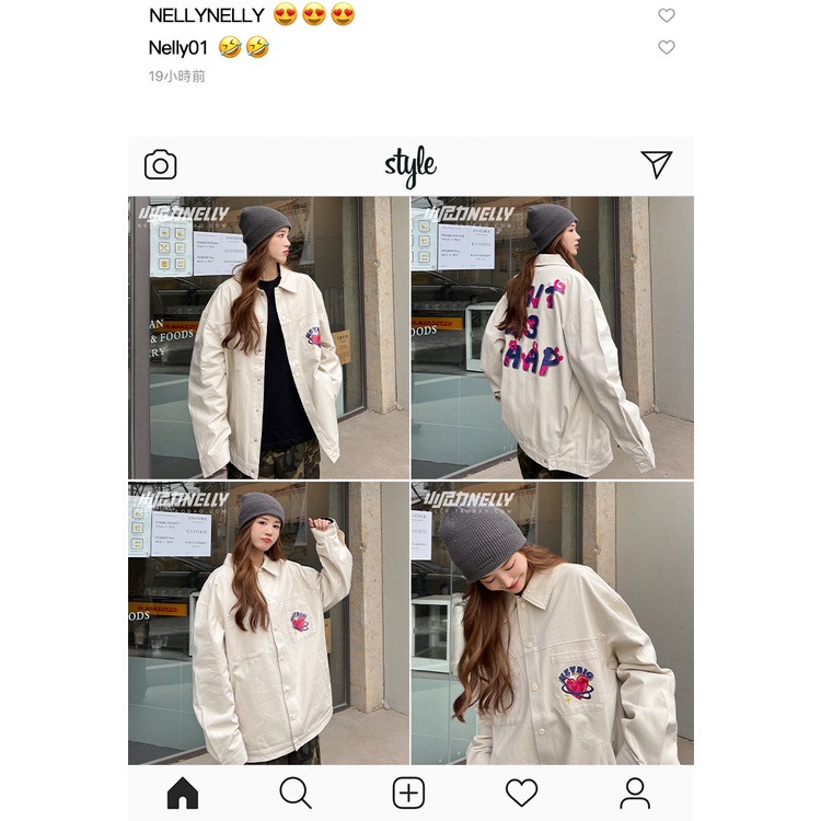 Áo khoác kaki Nelly unisex mẫu mới 2022